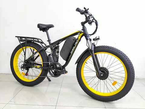 Электрический велосипед Smlro V3 Pro, электрический велосипед с двумя двигателями, 48 В, 26 дюймов, 16 Ач, 2000 Ач