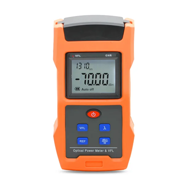 2 in 1 USB Charging Optical Power Meter with VFL 850,1300,1310,1490,1550,1625nm Network cable Tool for CATV CCTV Test -70~+10dBm