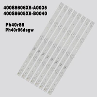 1 5 10 50kits new 5led 389mm led backlight strip for philco ph40r86 ph40r86dsgw 400s8605x8 b0040 400s8606x8 a0035 e34036