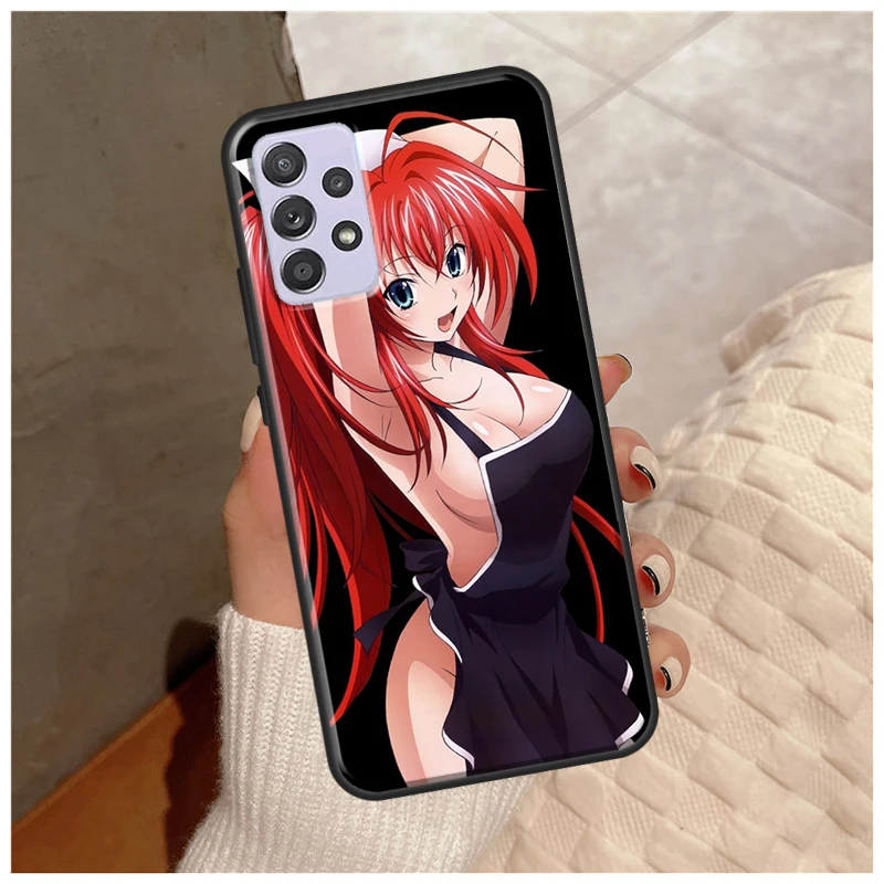 Телефонный чехол Rias Gremory для старшей школы DxD Samsung Galaxy A52S A51 A71 A12 A22 A32 A52 A72 A50 A70 A21S |