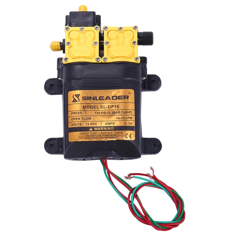 

12V High Pressure Agricultural Electric Water Pump Water Sprayer Pump Mini Motor Water Pump with Adapter