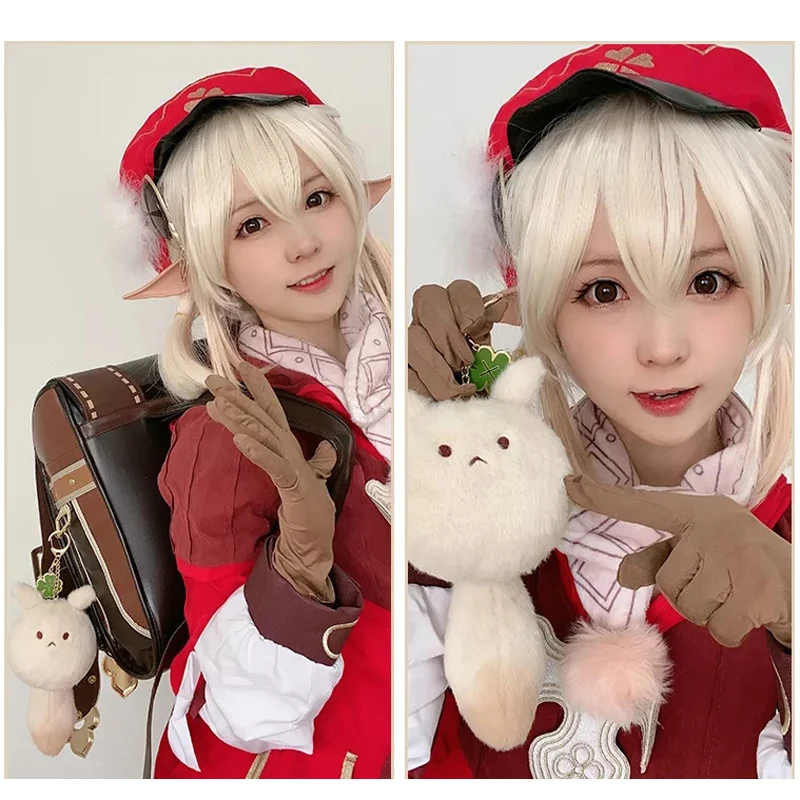 

Genshin Impact Cute Plush Doll Backpack Bag Key Chains Cosplay Bag Accessory Doll Anime Accessoires Xmas Gifts