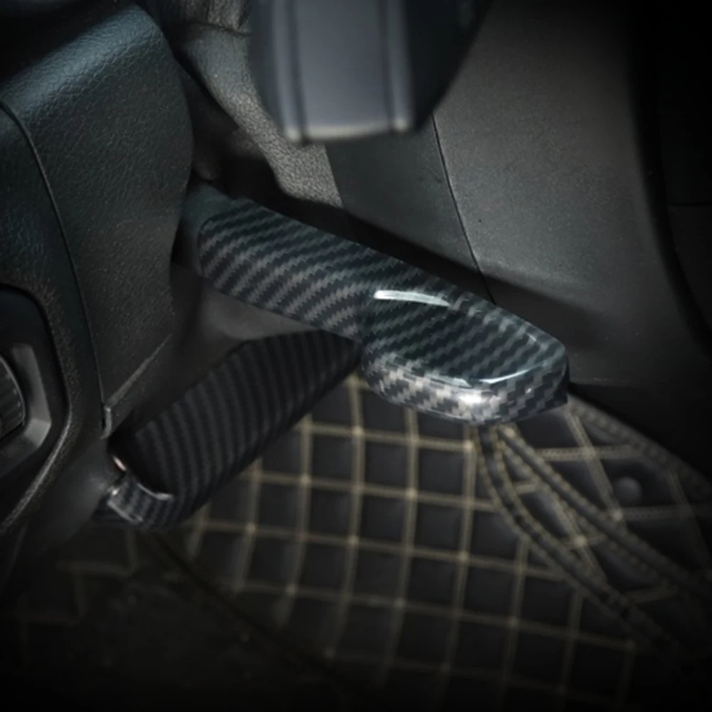 

Cover Cover Trim Accessories Exterior 2PCS ABS Plastic Carbon Fiber Steering Wheel For Jeep Wrangler JL JT 18+