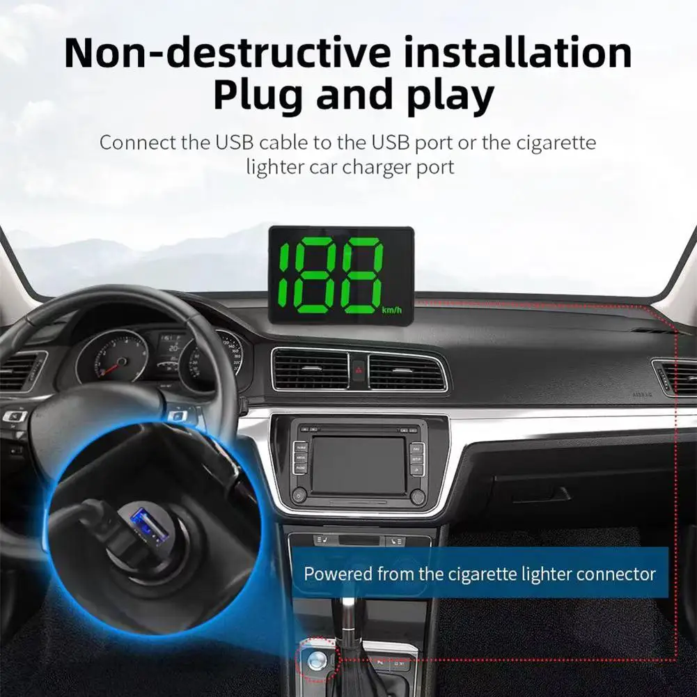 Автомобильный цифровой спидометр одометр с GPS 2 цвета