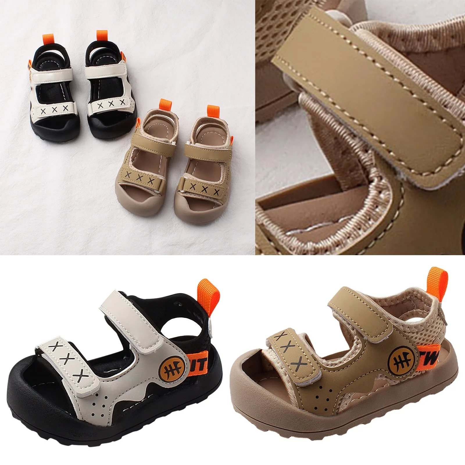 

Baby Shoes 13 Year Old Boys' Baotou Sandals Walking Shoes Soft Sole Baby Sandals Female Kindergarten Girls Jelly Sandals Size 9