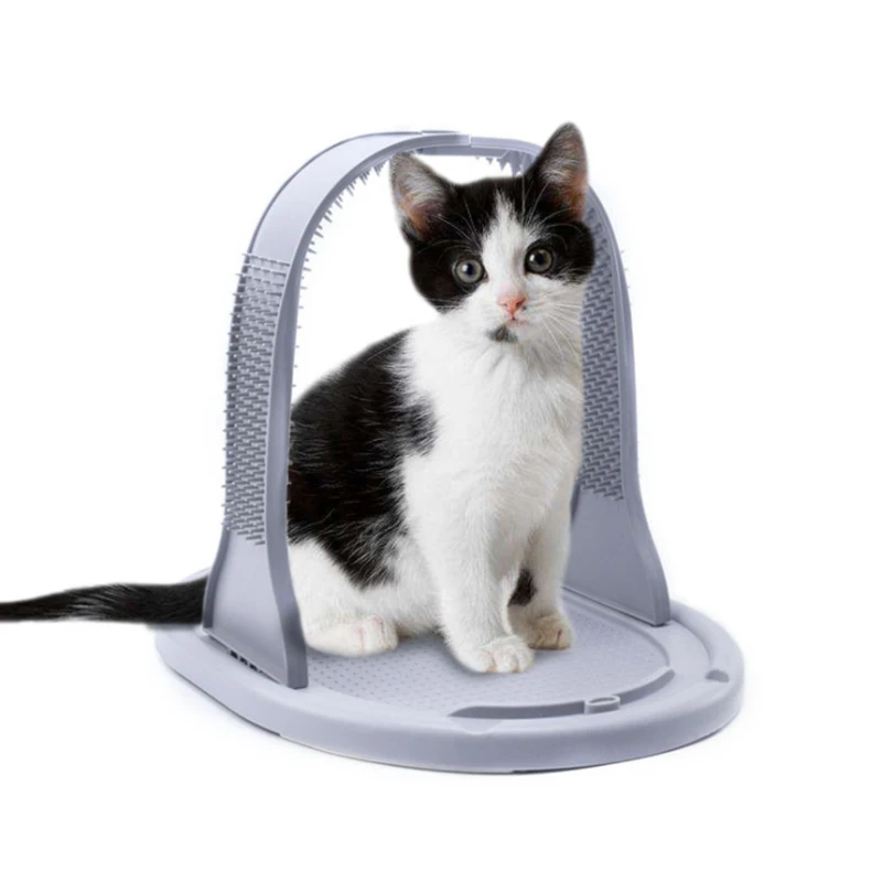 

arched cat scratcher double-sided rubbing device toy combing scratching massage rubbing claw scratching board pet toy