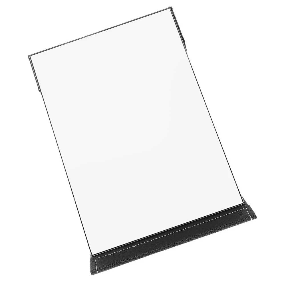 

Mirror Makeup Mirrors Compact Table Tabletop Stand Folding Travel Vanity Dressing Dresser Bathroom Pu Desktop Wall Handheld