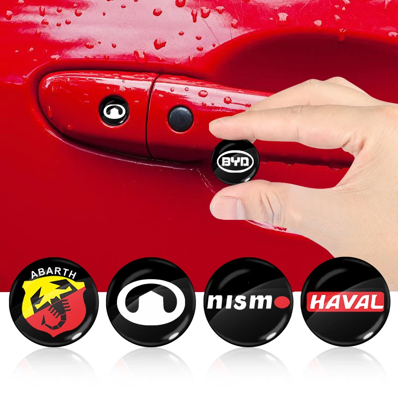 

4pcs Car Lock Keyhole Sticker Car Key Decoration Sticker For Mercedes Benz AMG W218 W177 V177 W176 W169 CLS GLA GLC GLK X253 CLA