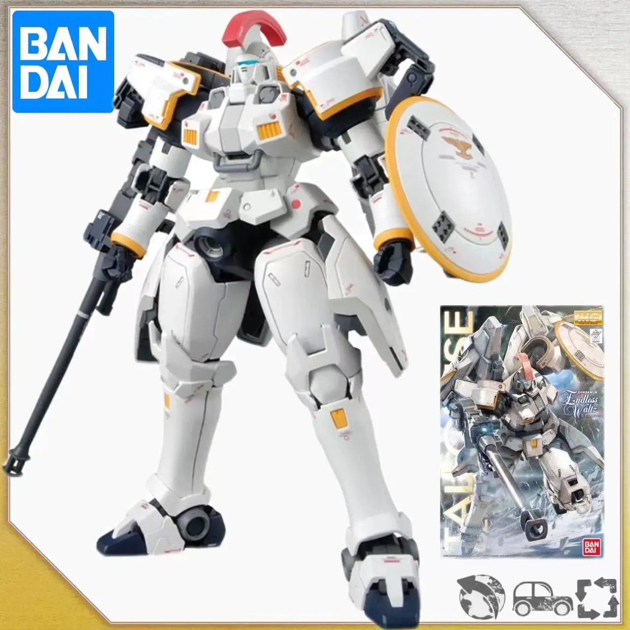 BANDAI MG 1/100 Аниме Новый мобильный репортаж Gundam Wing OZ-06MS высокий сборный пластиковый набор моделей экшн-игрушка фигурки подарок