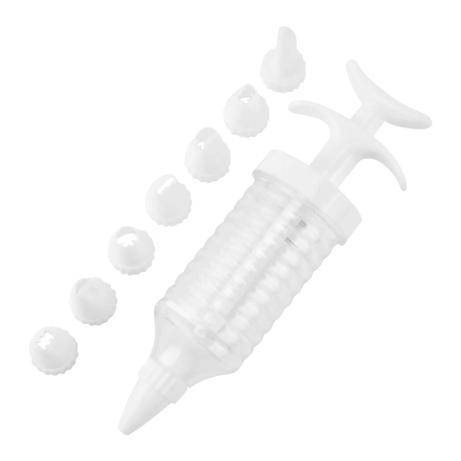 

Frosting Piping Kit Cupcake Frosting Filling Injector 8 Pcs Dessert Decorating Syringe Set 7 Icing Nozzles Cake Decorating