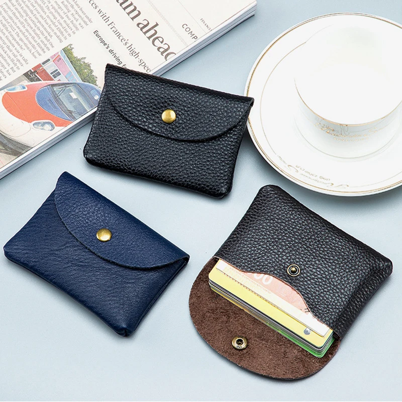 

2022 New PU Leather Coin Purse Women Men Small wallets Zipper Coin Purses Girls Key Coin Money Storage Bags Coin Pouch wallets