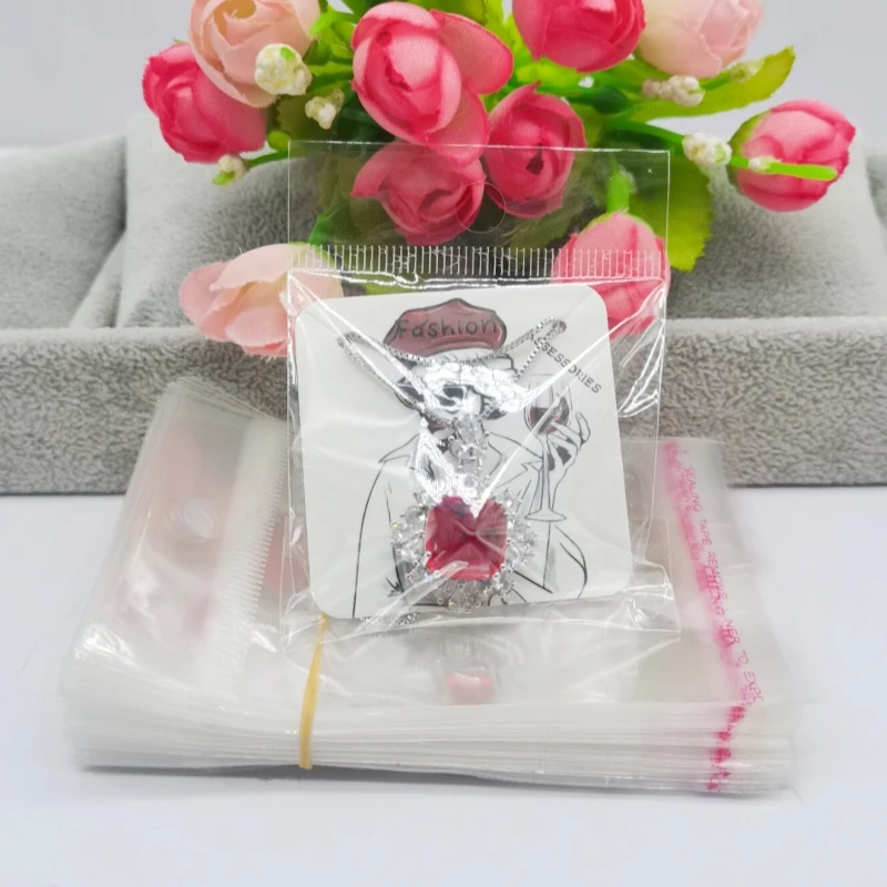 50 шт./партия карточки для ювелирных украшений 5x7 см/5x5 см