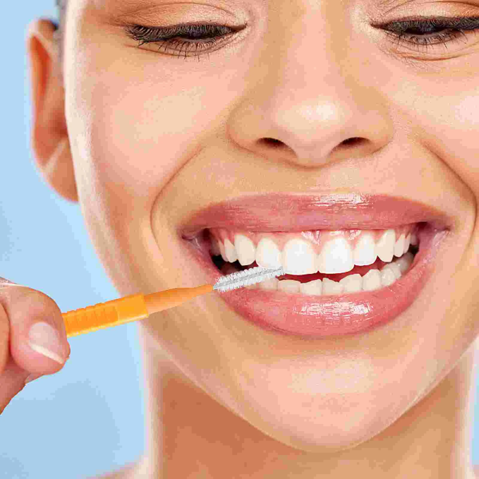 

200 Pcs Cleaning Flossing Dental Flossers Teeth Braces Cleaner Interdental Picks Brush