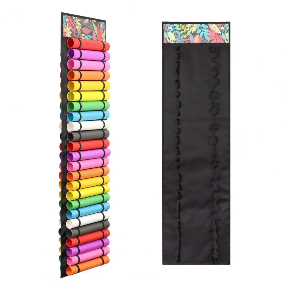 

Vinyl Hanging Bag Space Saving Large Capacity Wall Mounted Vinyl Roll Storage Bag Vinyl Roll Storage Bag for Closet