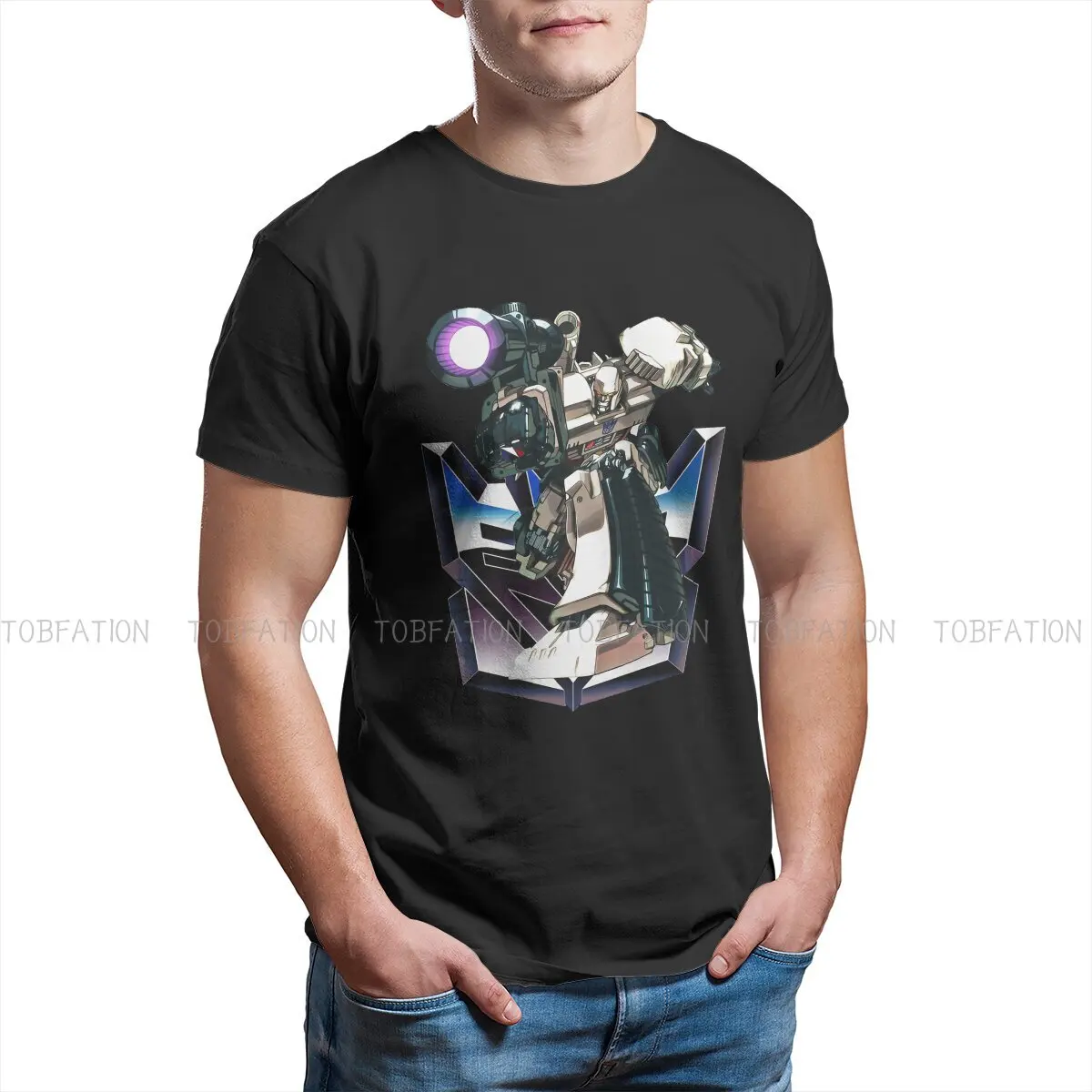 

Decepticon Leader Hip Hop TShirt Voltron Legendary Defender Protector Of The Universe Creative Tops Casual T Shirt Men Short