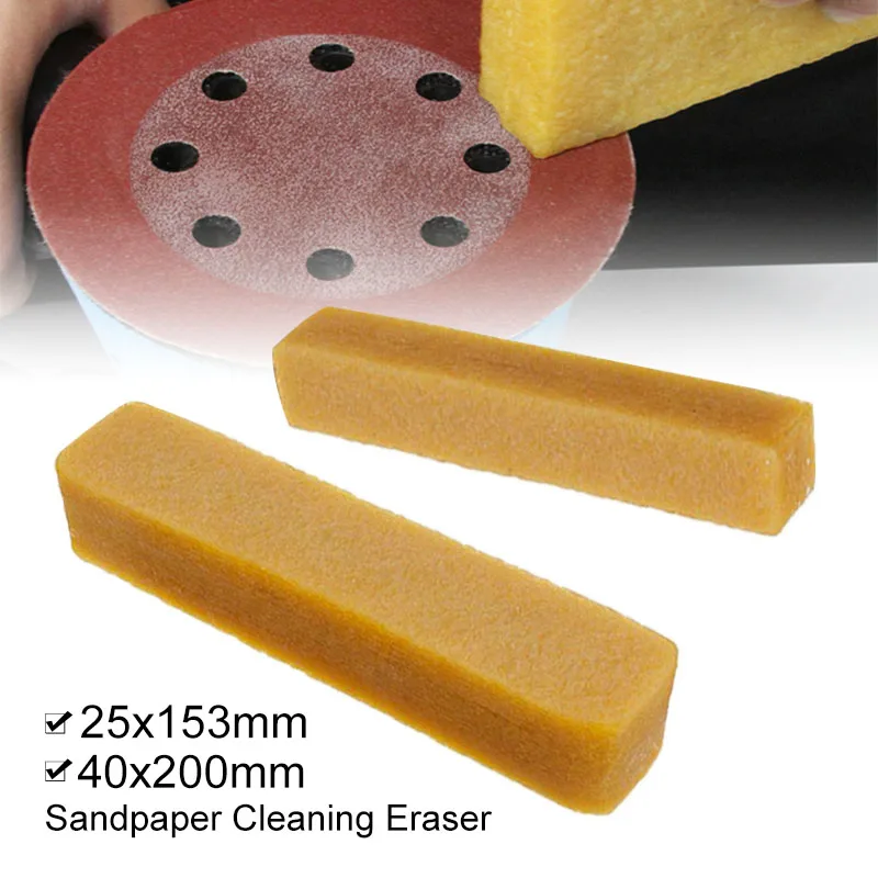 

40x200mm/25x153mm Abrasive Cleaning Glue Stick Sanding Belt Band Drum Cleaner Sandpaper Cleaning Eraser for Belt Disc Sander