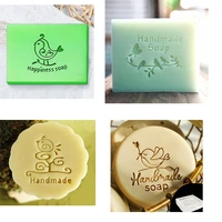 animal birds handmade soap stamp alphabet english letter transparent natural soap seal with handle clear acrylic chapter custom
