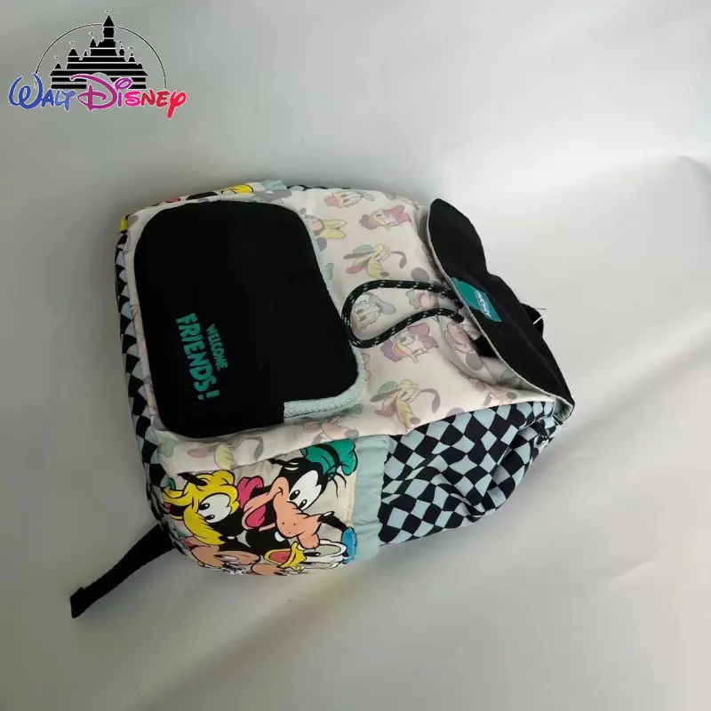Disney Mickey Original New Children's Backpack Luxury Brand Cartoon Cute Children's Schoolbag Drawstring Mini Women's Backpack
