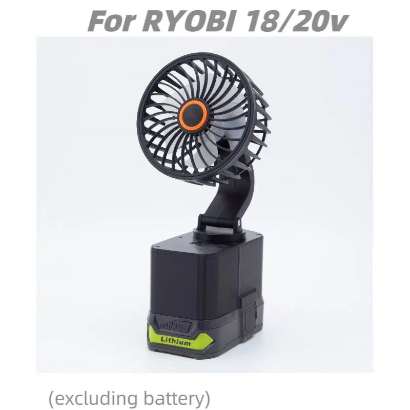 

Camping Fan For Ryobi Battery 18v Fan Cordless Portable Outdoor Products(Excluding Battery)