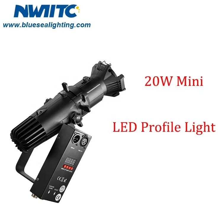 S-1 2024 CE Fcc ETC эллиптический профиль leko mini 20 Вт светодиодный профильный светильник