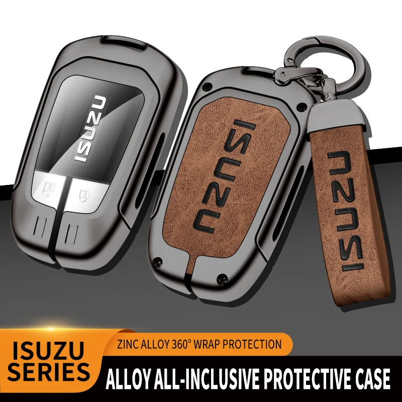 

Car Key Fob Cover Case Protect Shell Holder Set For Isuzu Dmax Mux Trooper ELF NQR 75 Forward Rodeo KB Bighorn Axiom