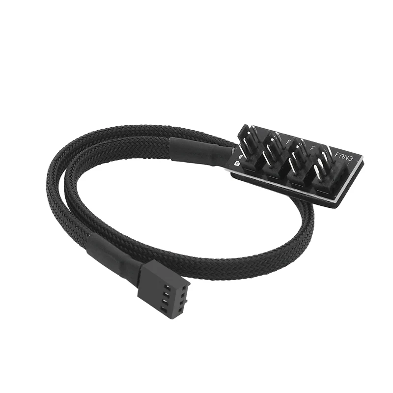 

1 to 4 5 4-pins Molex TX4 PWM CPU Cooler / Case / Chasis Cooling Fan Power Cable Hub Splitter Adapter