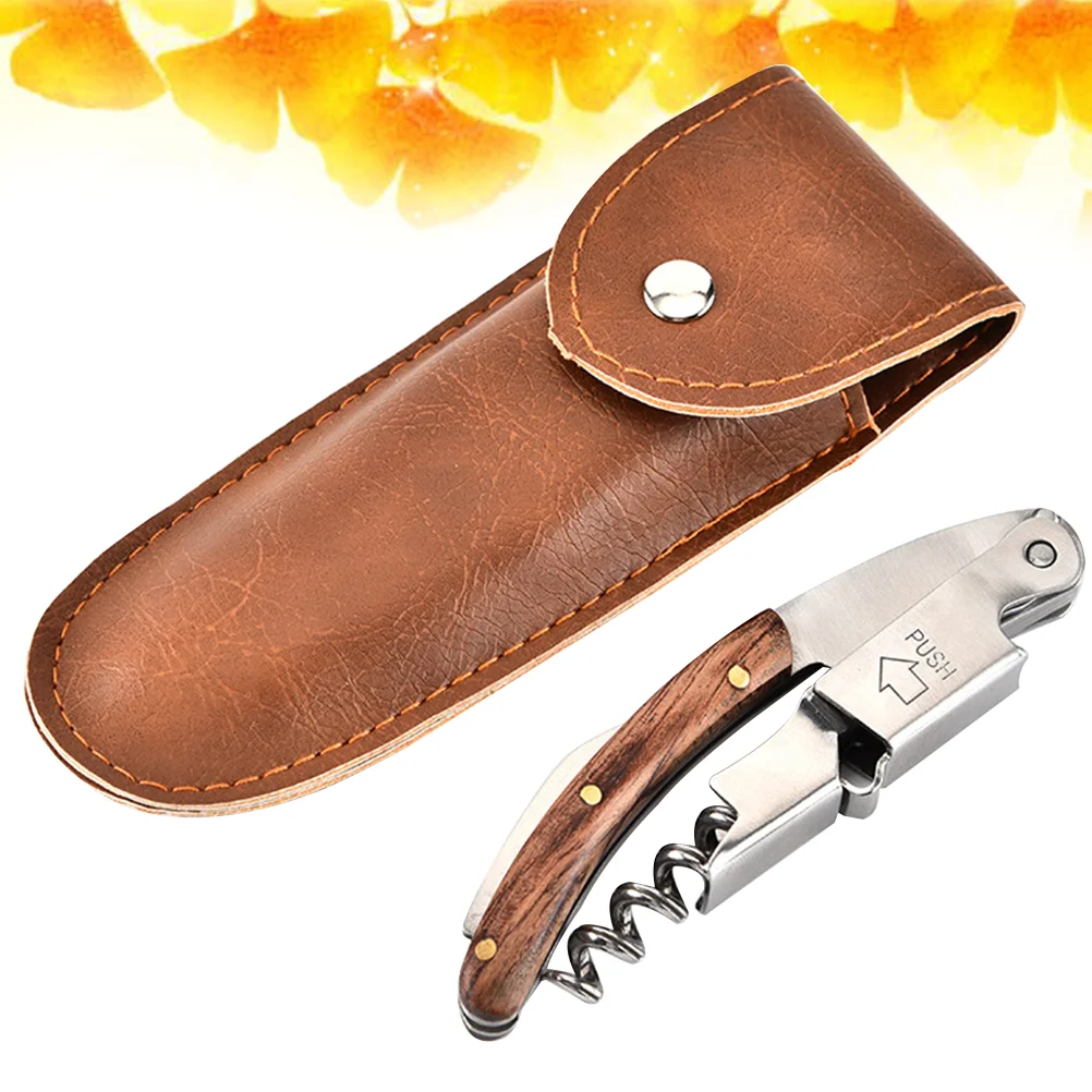 

Opener Corkscrew Bottle Cork Key Screw Manual Stainless Steel Capwaiter Remover Waiters