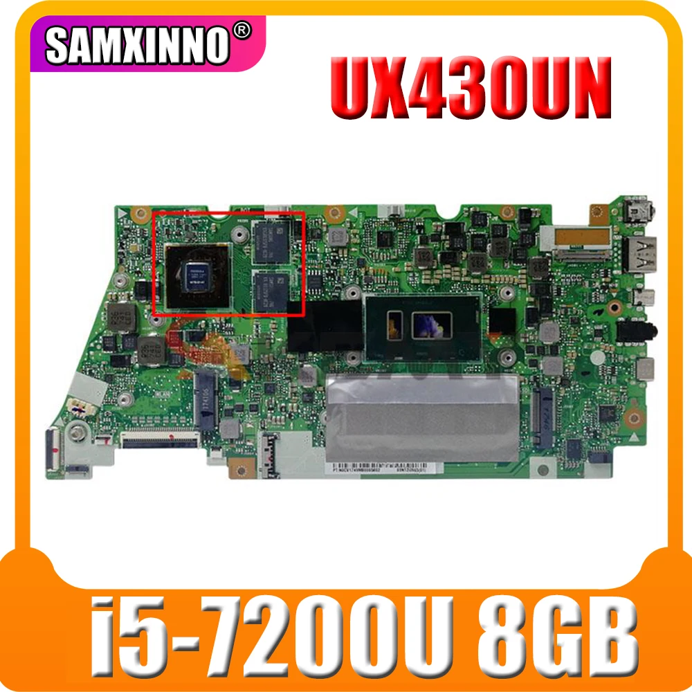 

UX430UN MB._8G/I5-7200U/AS (V2G) Laptop motherboard for ASUS ZenBook UX430UQ UX430UQK UX430UN UX430U original mainboard