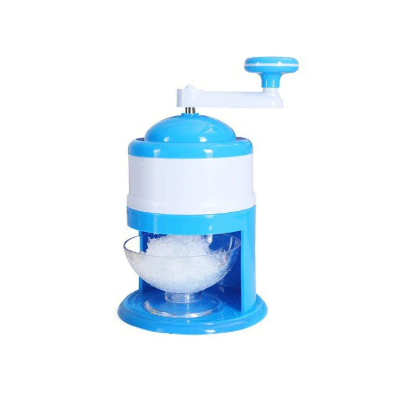 

Shaved Ice Machine Hand Shake Manual Fruit Smoothie Machine Mini Household Ice Crusher Small Sponge Ice Machine Smoothie