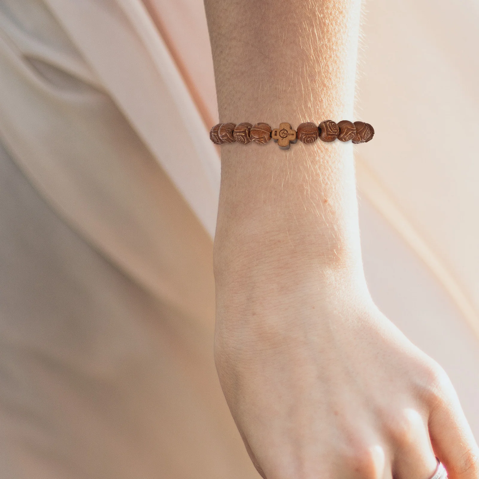 Браслет-четки с крестом ювелирные изделия мужские ожерелья браслеты для женщин