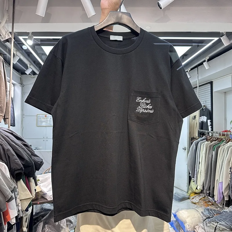 Рубашка с вышивкой и нагрудным карманом