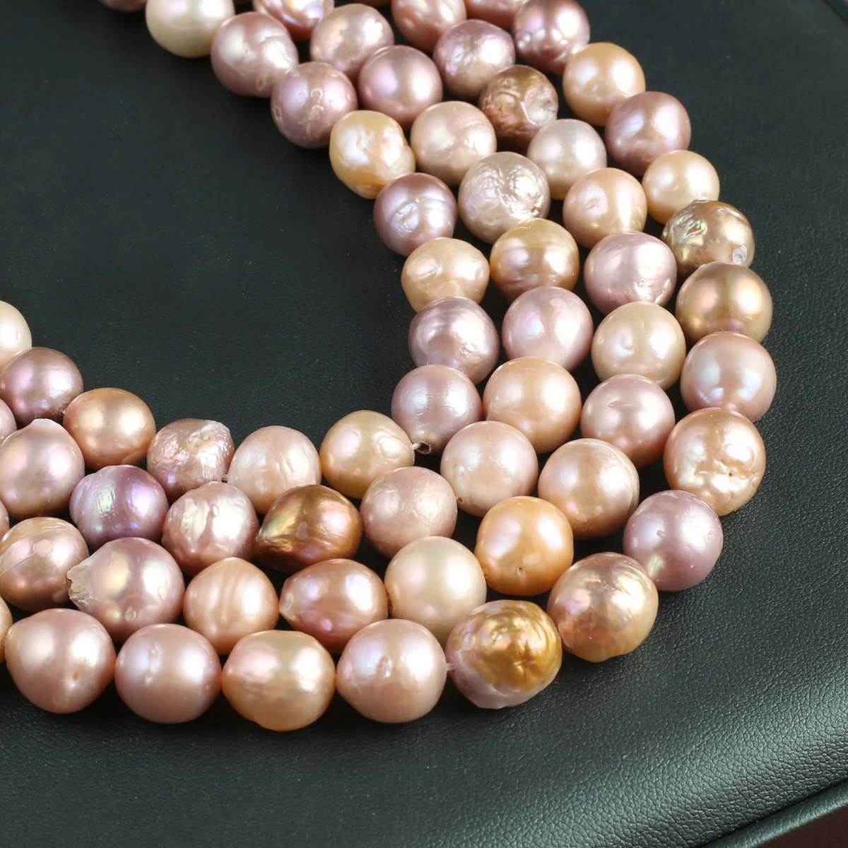 Natural Freshwater Baroque Colored Pearls Near Round 100% Real Pearls Bead DIY for Jewelry Making DIY Bracelet Necklace Earrings