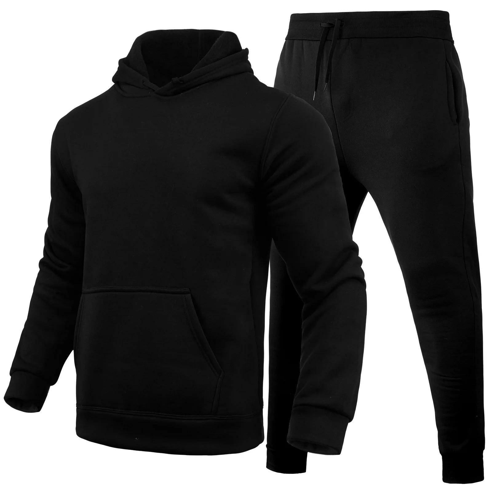 Spring and Autumn Casual Suit Men 2023 New Workout Suit 2-Piece Set Casual Pants Hoodie Sweatsuit Outdoors Sports Sweatshirt Set