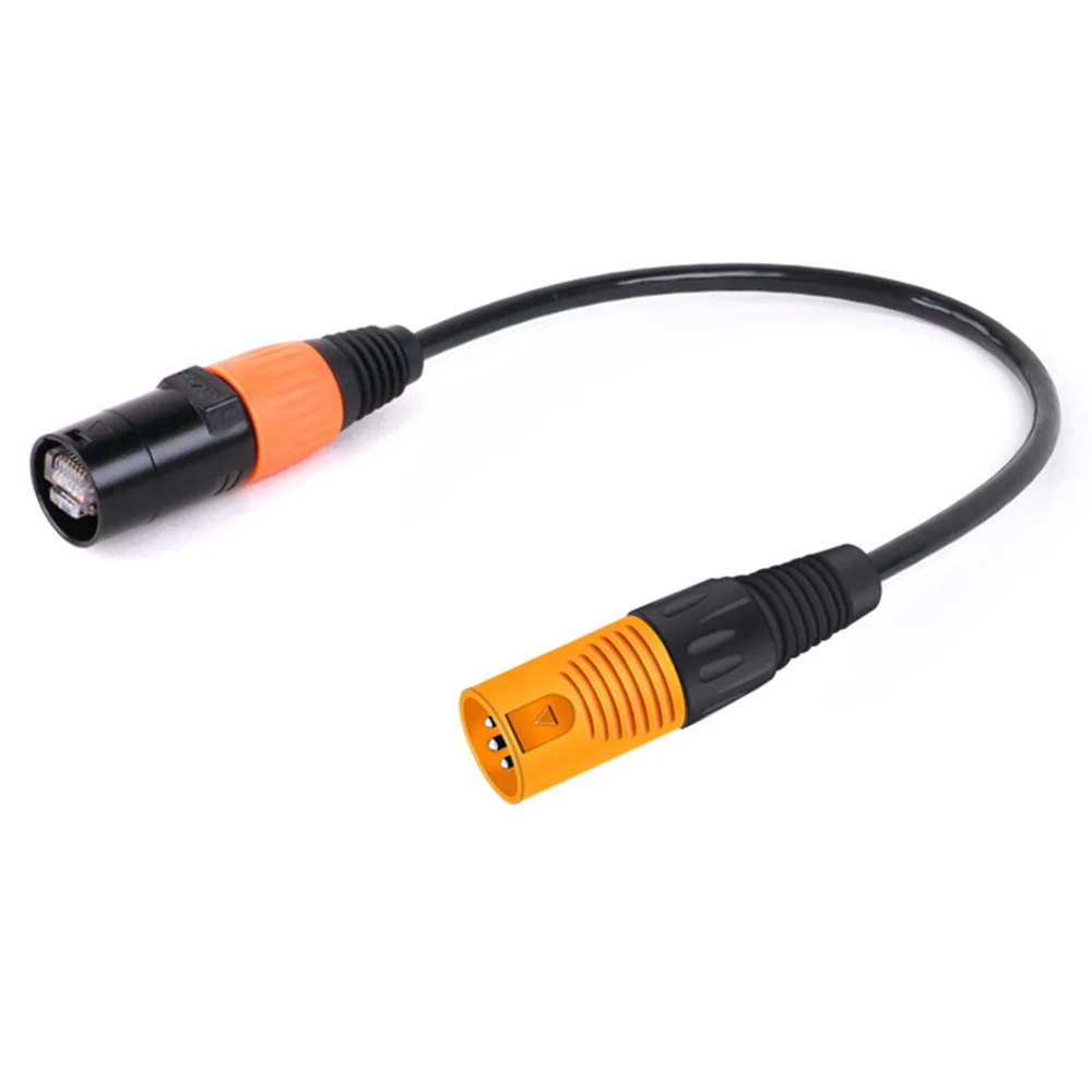 Кабель-переходник XLR к RJ45 пластиковый корпус 3-контактный удлинительный кабель