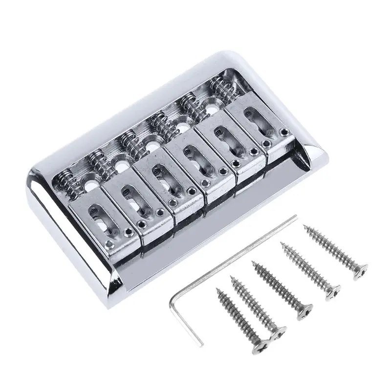 

FIXED HardTail 6 String ELECTRIC GUITAR BRIDGE TAILPIECE & Wrench Metal