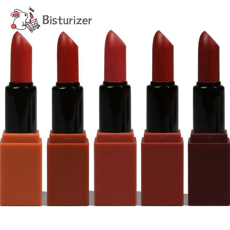 

Lipstick Set Waterproof Lasting Natural Matte High Color Rendering Non Smuge Lip Gloss Women Sexy Red Beauty Cosmetics Maquiagem