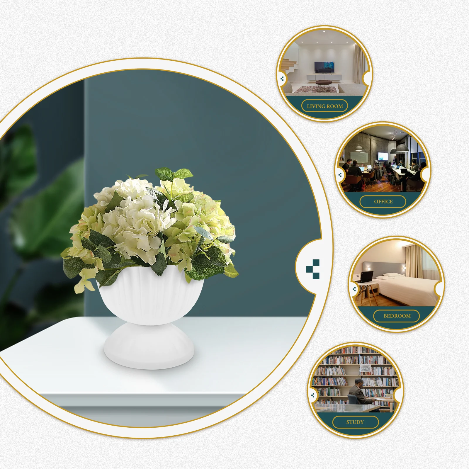 2 шт. уличный миниатюрный римский цветочный горшок Miss Plant блюдца для улицы