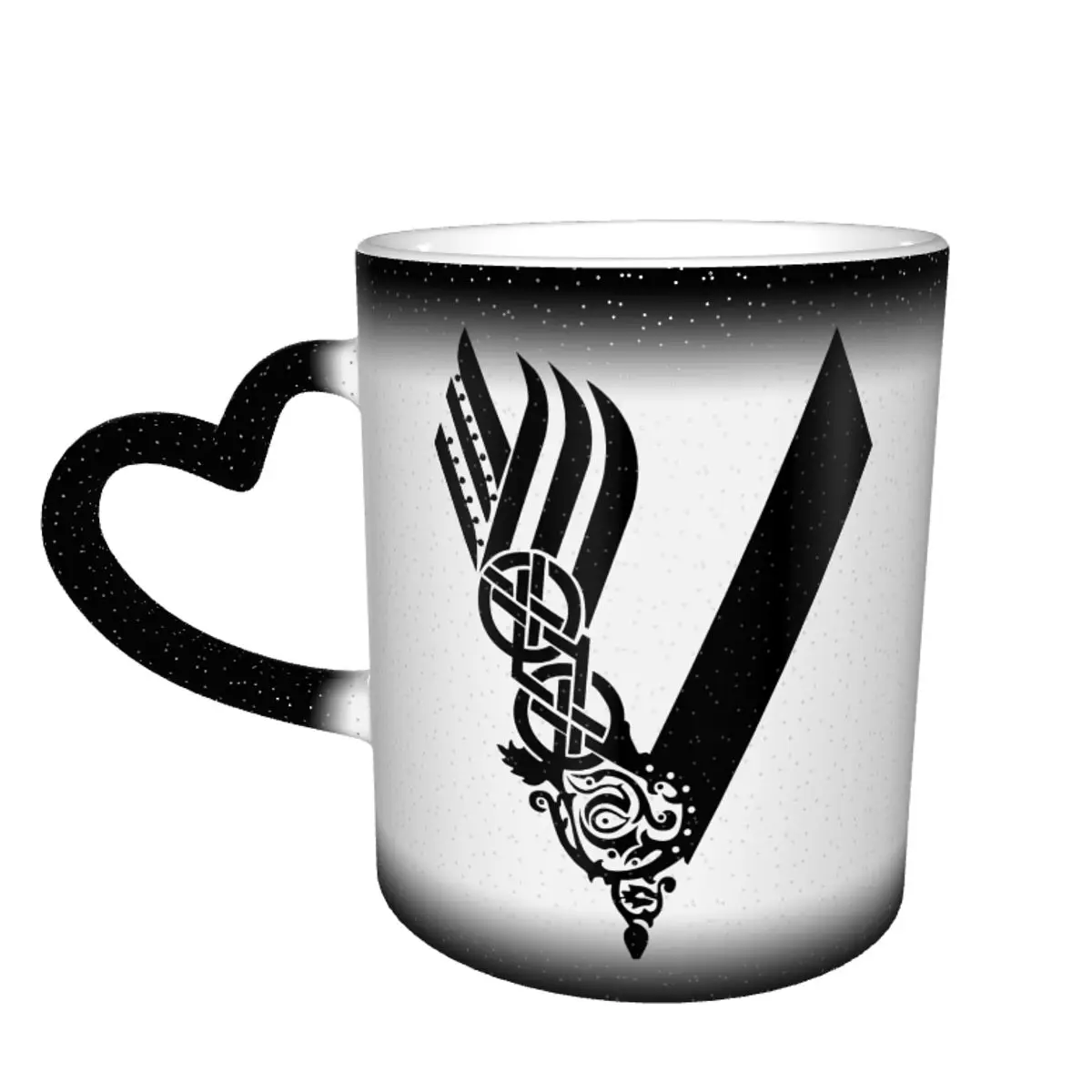 

Color Changing Mug in the Sky VIKINGS Vikings Posters And Art Prints premium Ceramic Heat-sensitive Cup Novelty Coffee cups