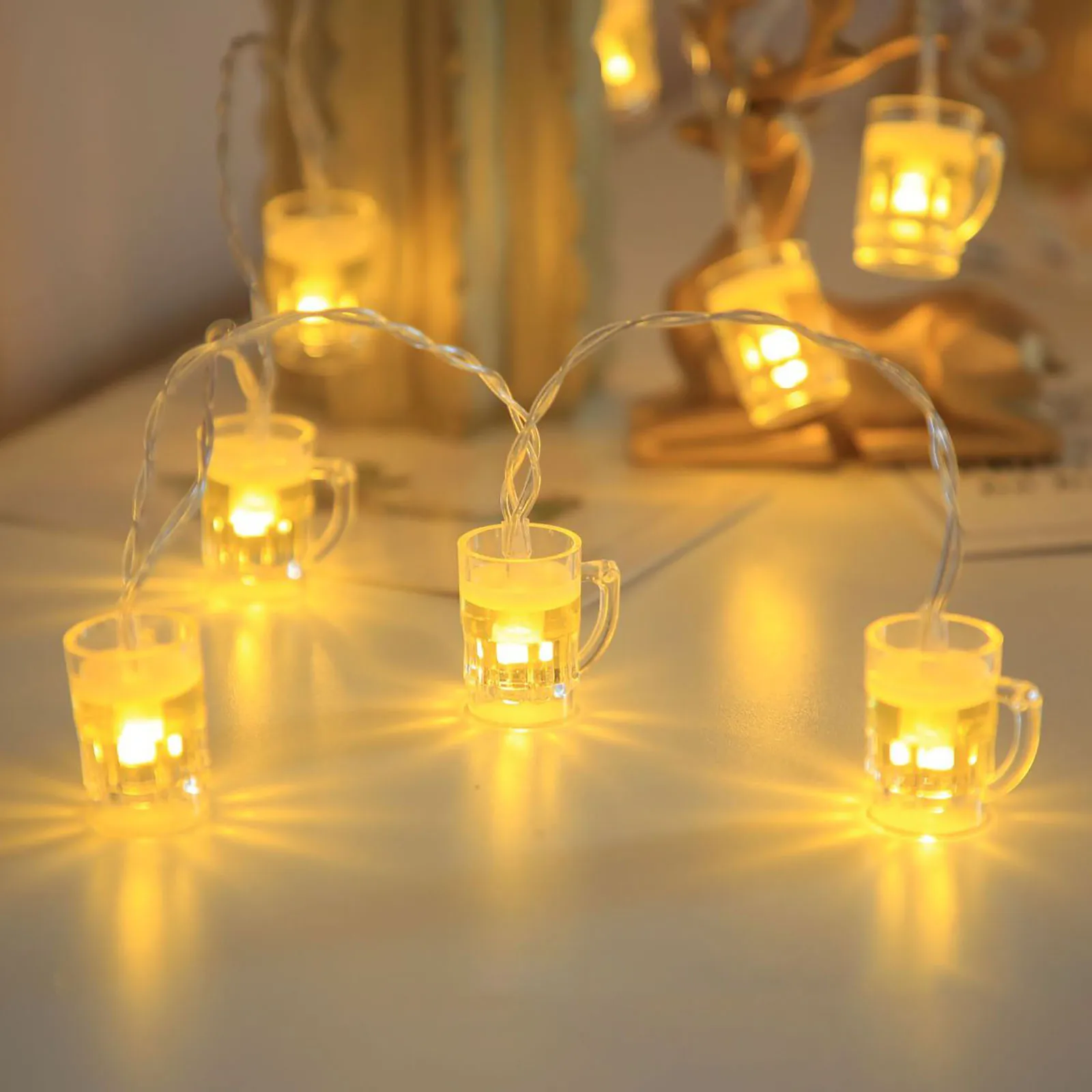 СВЕТОДИОДНАЯ Гирлянда для пивных кружек 5 м/10 м