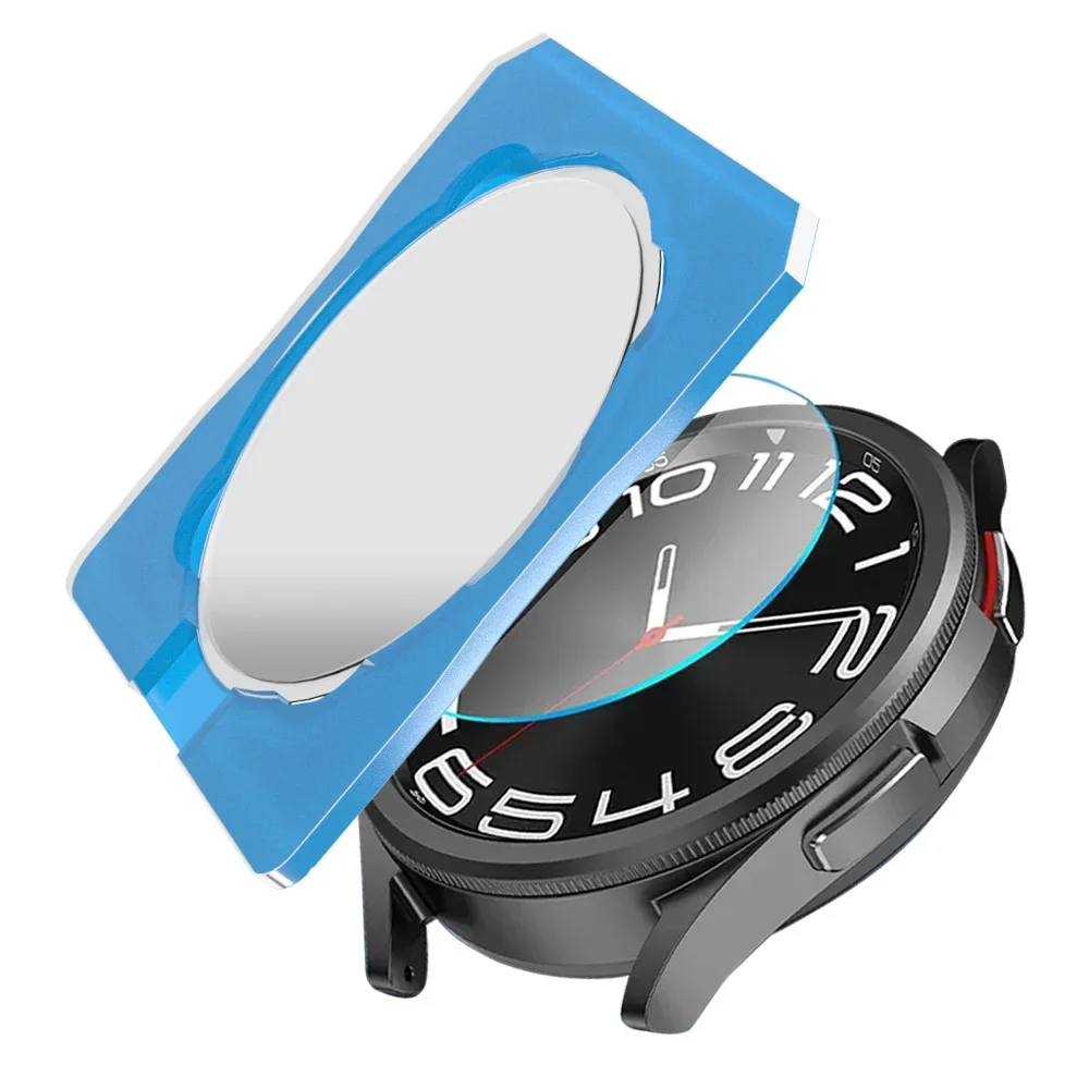 Фото Закаленное стекло для Samsung Galaxy Watch 4/5/6 40 мм 44 мм 5pro 45 мм Защитная пленка для экрана Galaxy Watch 6 Classic 43 мм 47 мм №1