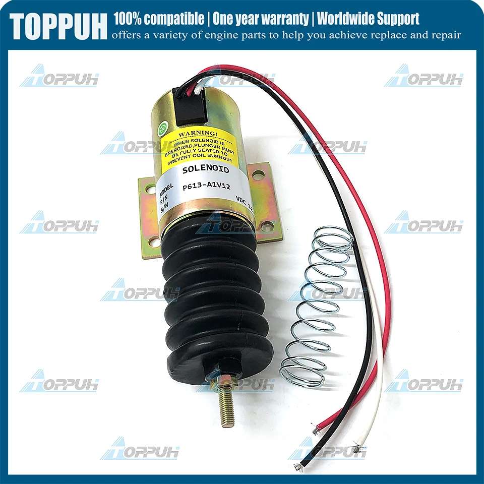 Соленоид отключения подачи топлива P613-A1V12 2001ES-12E2U1 12 В для дроссельной заслонки