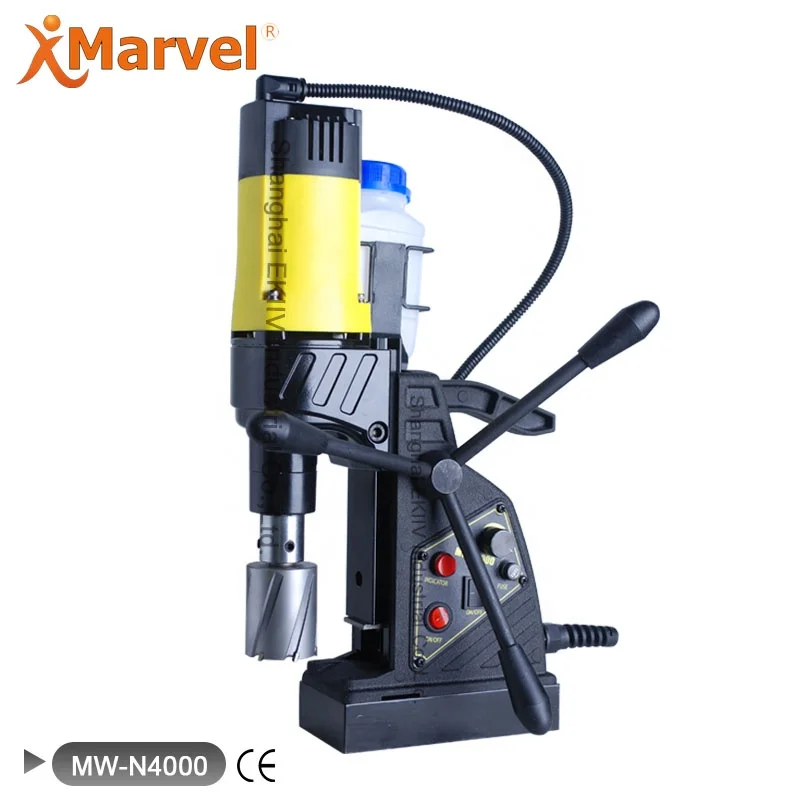 

high quality cheap price MW-N4000 40mm strong magnet swivel base mini magnetic drill core machine from China