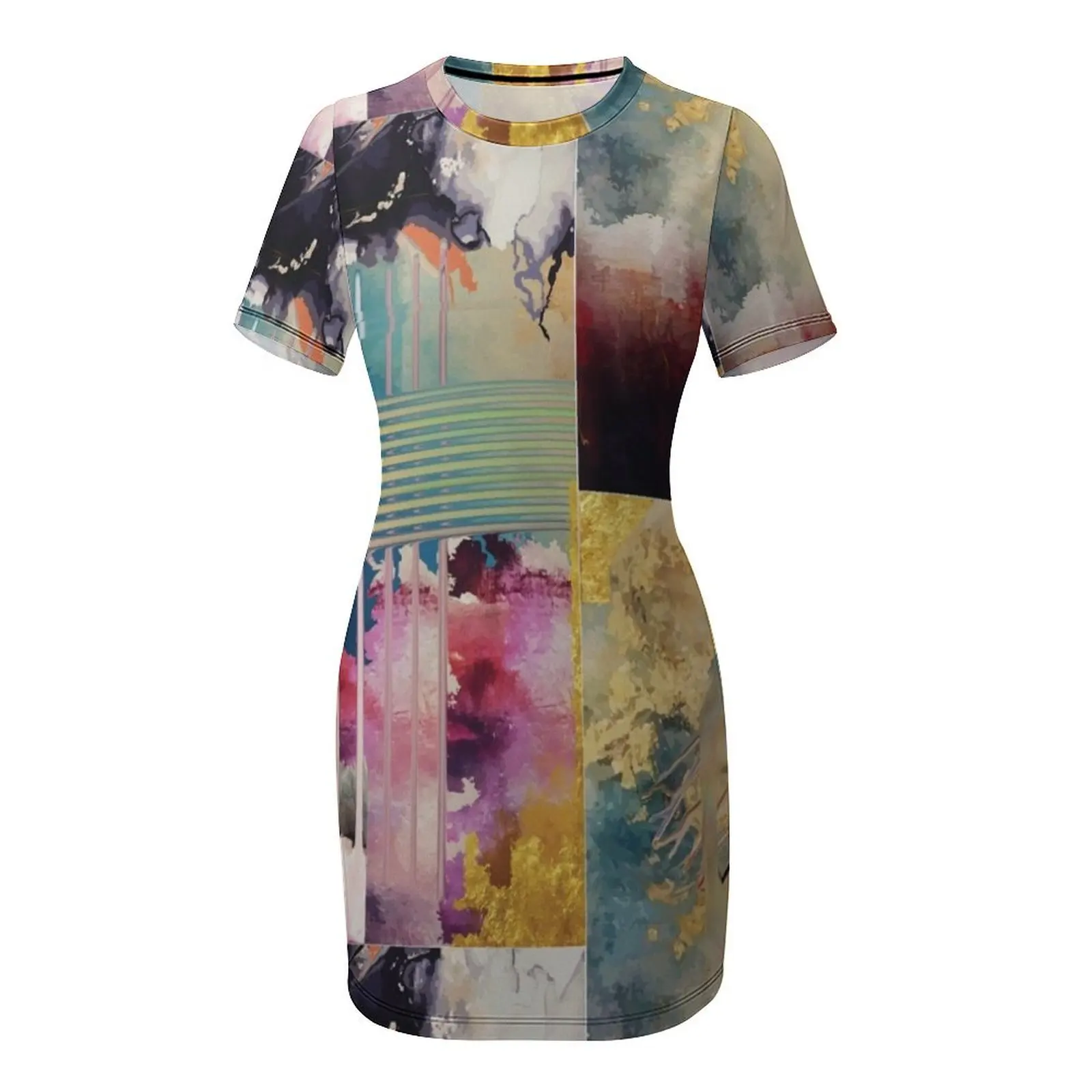 Платье Quintessence с короткими рукавами элегантные вечерние платья для женщин 2025