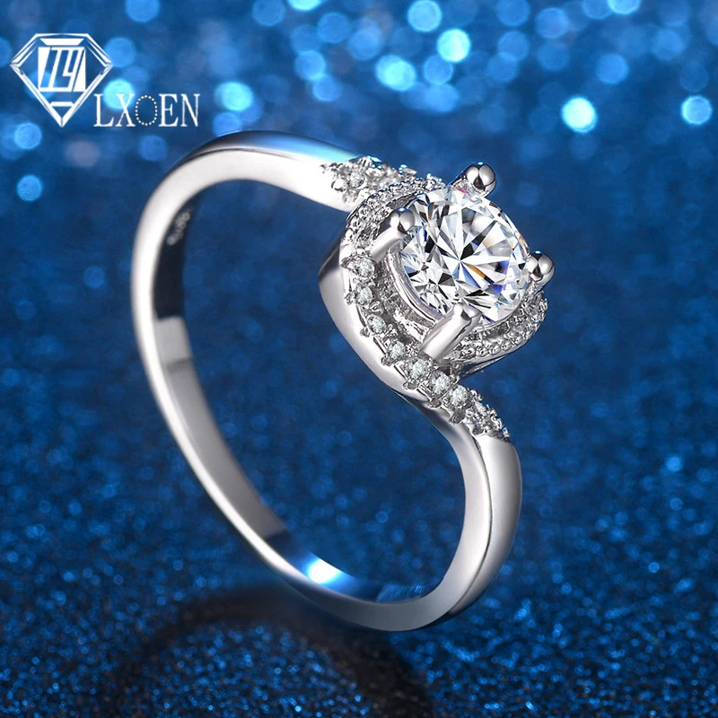 Простые сверкающие круглые циркониевые кольца для женщин с инкрустацией серебряного цвета маленькое обручальное кольцо с цирконием ювелирные изделия аксессуары Anillos