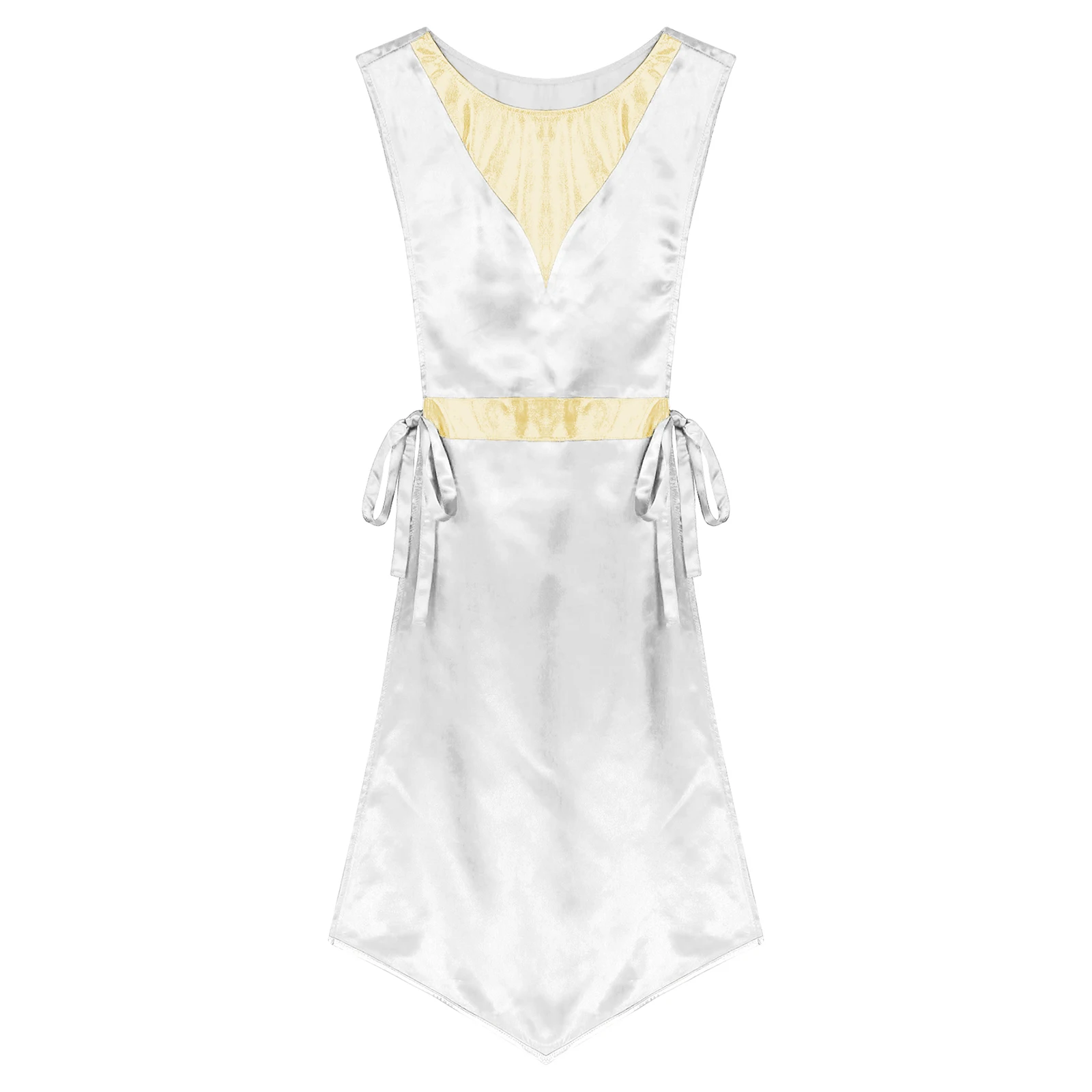 Женский халат для поклонения литургического платье-туника с разрезом по бокам