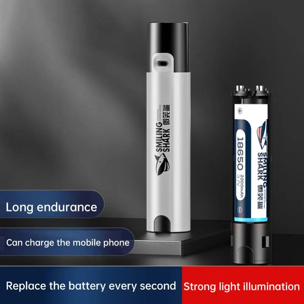 

Mini LED Torch Strong Light Flashlight Multi-Purpose Portable Self Defense Flashlight Powerful Light Torch With Usb Charging