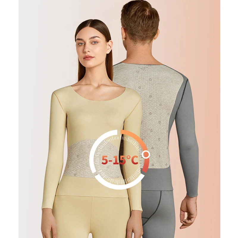 Thermal Underwear Women Winter Clothes 2022 Seamless Thick Winter Warm Lingerie Men Thermal Clothing Set  2 Pieces Long Johns