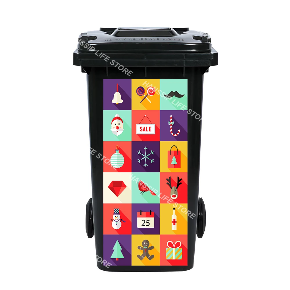 2024 рождественский креативный мультяшный медведь с изображением лося мусорный