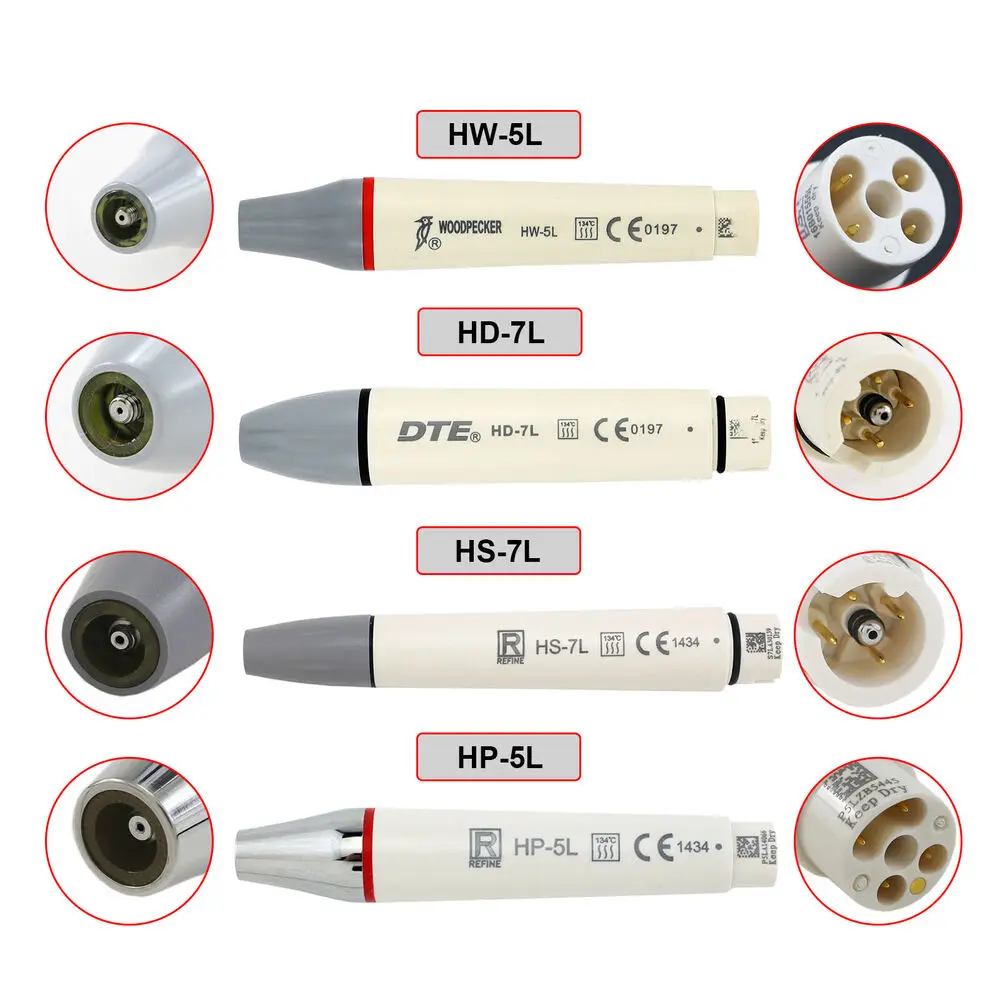 

Dental Ultrasonic Scaler LED Handpiece For EMS PIEZON Satelec ACTEON NEWTRON