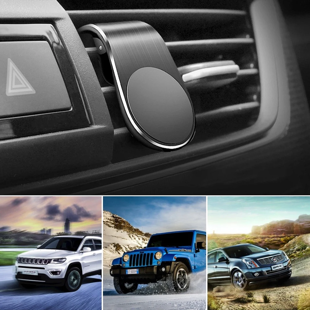 

Car Phone Holder Magnetic Car Air Vent Clip Mounting Stand 360 Rotation Bracket For iPhone Xiaomi Huawei in Car GPS Stand